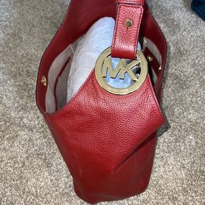 Red Michael Kors Purse